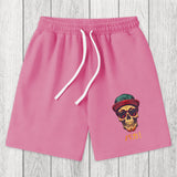 Tokyosol Fashion Skull Japanese Washed Shorts