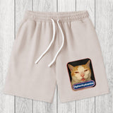 Tokyosol Pink Diphenhydramine Meme Cat Washed Shorts