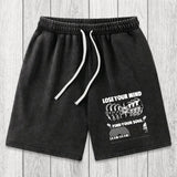 Tokyosol Lose Mind Find Soul Washed Shorts
