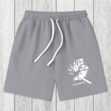 Tokyosol Retro Cat Smoking Washed Shorts