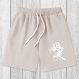 Tokyosol Retro Cat Smoking Washed Shorts