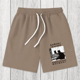 Tokyosol Thinking Cat Washed Shorts