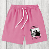 Tokyosol Thinking Cat Washed Shorts