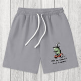 Tokyosol Frog Riding A Balance Scooter Washed Shorts
