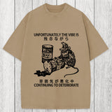 Tokyosol The Vibe Is Continuing To Deteriorate Washed T-Shirt