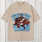 Tokyosol Vintage 90s Fetch Dog Washed T-Shirt