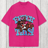 Tokyosol Vintage 90s Fetch Dog Washed T-Shirt