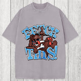 Tokyosol Vintage 90s Fetch Dog Washed T-Shirt