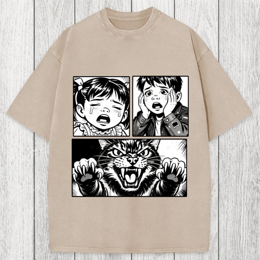 Tokyosol The Last Meow Washed T-Shirt