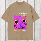 Tokyosol Geometric Style Leopard Washed T-Shirt