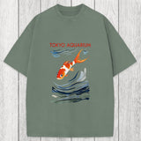 Tokyosol Tokyo Aquarium Koi Fish Washed T-Shirt