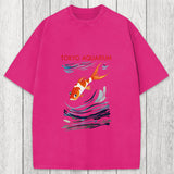 Tokyosol Tokyo Aquarium Koi Fish Washed T-Shirt