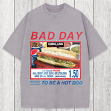 Tokyosol Bad Day To Be A Hot Dog Washed T-Shirt