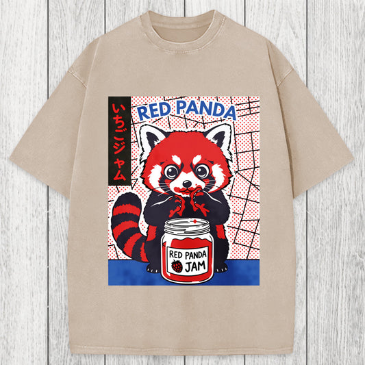 Tokyosol Red Panda Washed T-Shirt