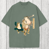 Tokyosol Sumo Frogs Japan Washed T-Shirt