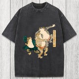 Tokyosol Sumo Frogs Japan Washed T-Shirt