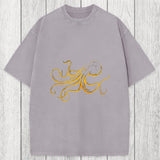 Tokyosol Octopus Japanese Washed T-Shirt