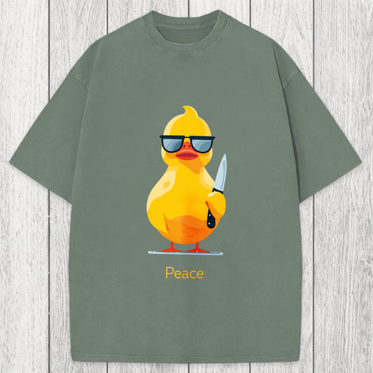 Tokyosol Peace Duck Washed T-Shirt