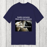 Tokyosol Inside Everyone There Are Two Wolves Classic T-Shirt