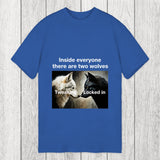 Tokyosol Inside Everyone There Are Two Wolves Classic T-Shirt