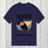 Tokyosol I Am Not Antisocial Funny Classic T-Shirt