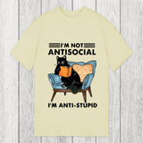Tokyosol I Am Not Antisocial Funny Classic T-Shirt