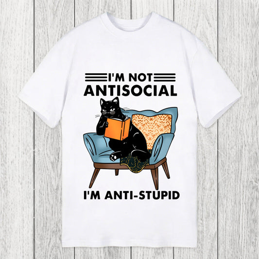 Tokyosol I Am Not Antisocial Funny Classic T-Shirt