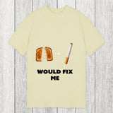 Tokyosol Grilled Cheese And Cigarette Meme Classic T-Shirt