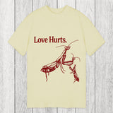 Tokyosol Love Hurts Funny Praying Mantis Classic T-Shirt