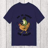 Tokyosol Frog Riding Chicken Funny Sarcastic Meme Classic T-Shirt