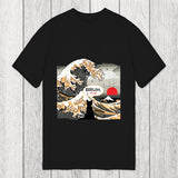 Tokyosol Bruh Cat Great Wave Classic T-Shirt