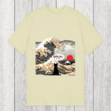 Tokyosol Bruh Cat Great Wave Classic T-Shirt