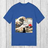 Tokyosol Bruh Cat Great Wave Classic T-Shirt
