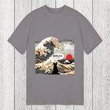 Tokyosol Bruh Cat Great Wave Classic T-Shirt