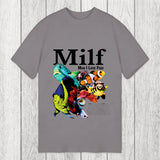 Tokyosol Man I Love Fish Vintage Meme Classic T-Shirt