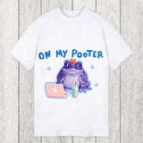 Tokyosol On My Pooter Funny Frog Classic T-Shirt