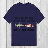 Tokyosol Buy a Man Eat Fish Classic T-Shirt