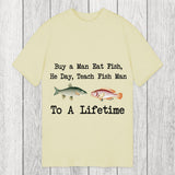 Tokyosol Buy a Man Eat Fish Classic T-Shirt