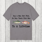 Tokyosol Buy a Man Eat Fish Classic T-Shirt