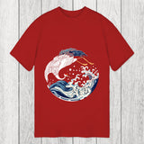 Tokyosol Crane Bird Wave Classic T-Shirt