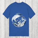 Tokyosol Crane Bird Wave Classic T-Shirt