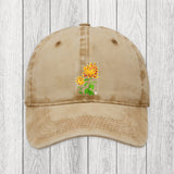 Tokyosol Retro Chrysanthemum Washed Cap