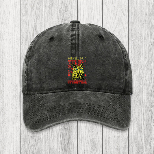 Tokyosol Always Be Yourself Japanese Washed Cap