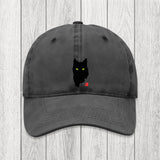Tokyosol Cat Sharp Gaze Washed Cap