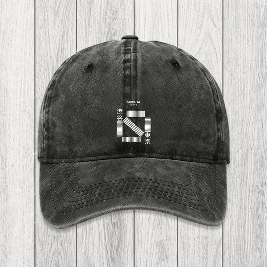 Tokyosol Japanese Shibuya Crossing Washed Cap