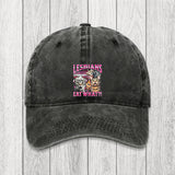 Tokyosol Lesbians Eat What?! Funny Washed Cap