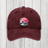 Tokyosol Japanese The Great Retro Wave Washed Cap