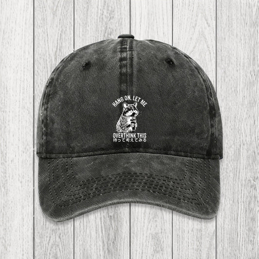 Tokyosol Overthink Raccoon Washed Cap