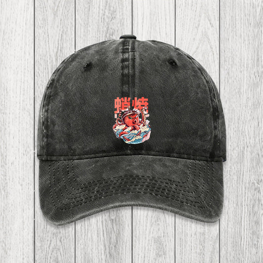 Tokyosol The Great Wave Takoyaki Japanese Washed Cap
