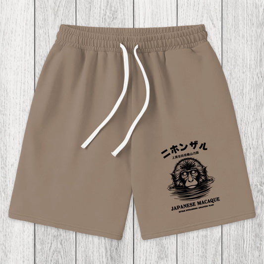 Tokyosol The Macaque Monkey In The Bath Japanese Washed Shorts